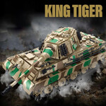 PANLOS 632016 King Tiger Heavy Tank With Motor