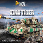 PANLOS 632016 King Tiger Heavy Tank With Motor