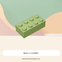 Brick 2 x 4 #3001 - 330-Olive Green