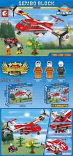 SEMBO 603038 Fire Front Line: Forest Fire Plane