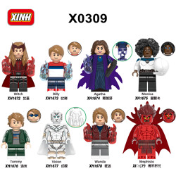 XINH 1675 8 minifigures: Wanda Vision