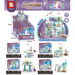 SY 1613A Fun Snow Paradise: Ice Castle 4 in 1