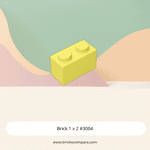 Brick 1 x 2 #3004 - 226-Bright Light Yellow