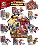 SY SY6399-4 Thanos vs. Iron Man Minifigure 8in1