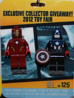 Lego LCP2012 Iron Man and Captain America (2012 Collectors Preview)