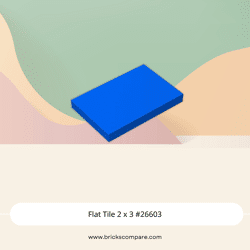 Flat Tile 2 x 3 #26603 - 23-Blue