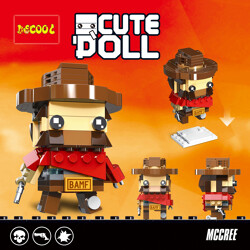 DECOOL / JiSi 6853 Watchman Brick Headz: Western Cowboy McRae