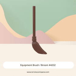 Equipment Brush / Broom #4332 - 192-Reddish Brown