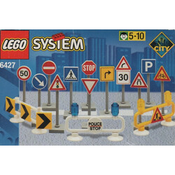 Lego 6427 Road sign group