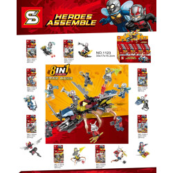 SY 1123-4 8 Ant-Man Minifigures