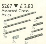 Lego 5226 Various cross axes