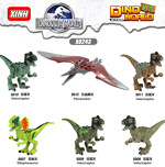 XINH X0243 6 Minifigures: Dinosaurs