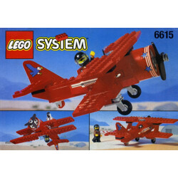 QMAN / ENLIGHTEN / KEEPPLEY 0495 Flying: Red Eagle Biplane