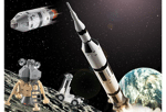 Lego 7468 Discovery: Saturn V mission to the moon