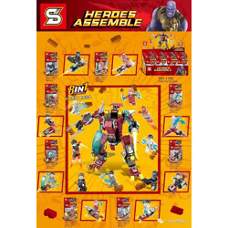 SY 1182-1 Super Heroes Iron Man Stark Minifigure 8 Fit Mechas