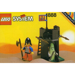 Lego 1888 Castle: Black Knight: Black Knight Defensive Shed