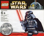 Lego 4547551 Manbag: Star Wars: Electroplating Darth Vader Black Samurai