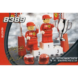 Lego 8389 Ferrari: Schumacher and Barrichello