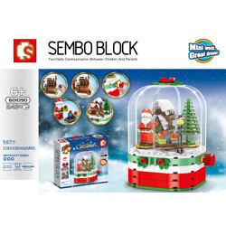 SEMBO 601090 Santa Claus Crystal Ball