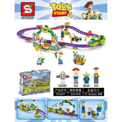 SY SY6697 Toy Story 4: Crazy Roller Coaster at Carnival