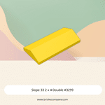 Slope 33 2 x 4 Double #3299 - 24-Yellow