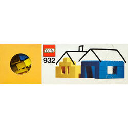 Lego 932 Blue and Yellow Bricks