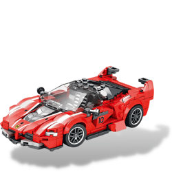 Reobrix 686 Red Ferrari FXX-K V2 Racer Car