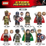 XINH 1391 8 minifigures: Super Heroes