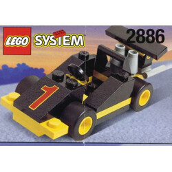 Lego 2886 Racing Cars: Formula One Racing Cars, Black Racing Cars