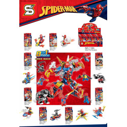 SY 1183-5 Spiderman minifigure 8 fit Spiderman mecha