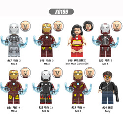 XINH 923 8 minifigures: Iron Man