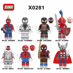 XINH X0281 Spider-Man 10 Styles