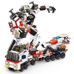 PANLOSBRICK 620005 Product Change Warrior: Carrying Tow Truck, Warrior Machine Armor 8 Combinations