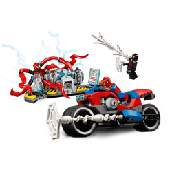 DECOOL / JiSi 7135 Spider-Man: Spider-Man motorcycle rescue mission