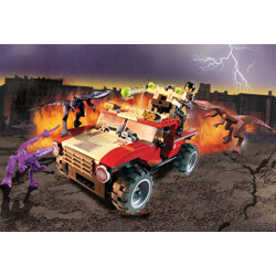 Lego 7475 Dinosaur Attack: Firehammer and Mutant Lizards
