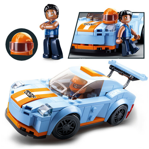Sluban M38-B0633A Car Club: Blue Hidden Leopard