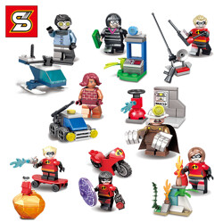 SY 1089-7 The Incredibles: 8 minifigures