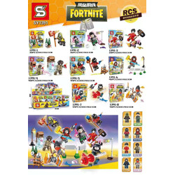 SY SY1391 Fortress front: 8 minifigures