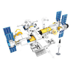 SEMBO 203043 Super Green Rockets: Space Station 16 combinations
