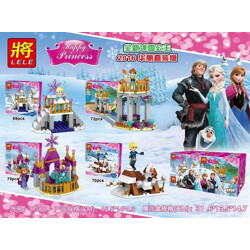 LELE 37003 Ice and snow edge: small scene four-pack