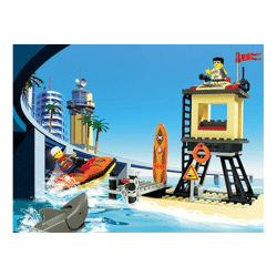 Lego 6736 Crazy Stunt Island: Beach Watchtower