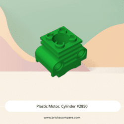 Plastic Motor, Cylinder #2850 - 28-Green
