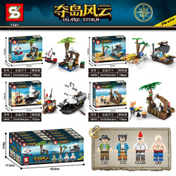 SY 1541B Take over the island: Mini Pirates Boat Pirates Tavern 4