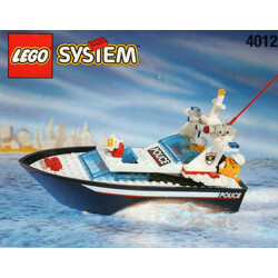 Lego 4012 Ship: Police Harbour Patrol