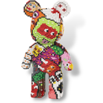 Mpin M6601 Colorful Cartoon Violent Bear Bearbrick