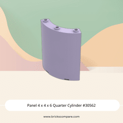 Panel 4 x 4 x 6 Quarter Cylinder #30562  - 325-Lavender
