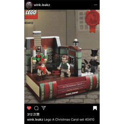 Lego 40410 Christmas Carol: Charles Dickens