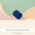 Technic Pin Connector Round, Beam 1L #18654 - 140-Dark Blue