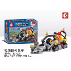 SEMBO 603008 Doomsday Rescue: Light Search and Rescue Forklift