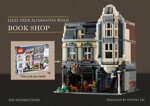 Rebrickable MOC-18923 Zhegao Street View: Bookstore (10218 Pet Store Set)
